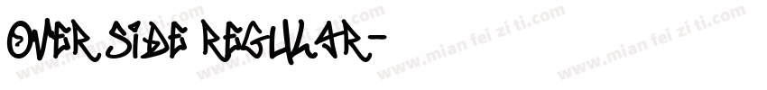 over side regular字体转换